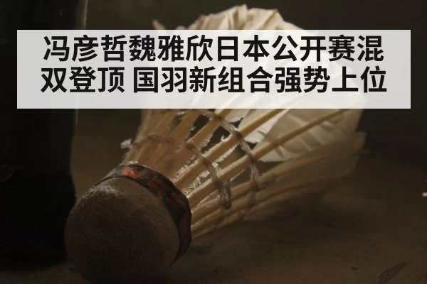 冯彦哲魏雅欣日本公开赛混双登顶 国羽新组合强势上位